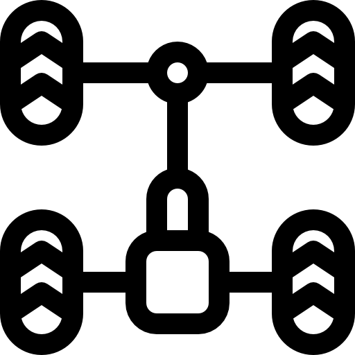 châssis Basic Rounded Lineal Icône