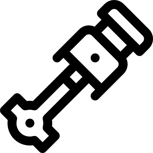 pistone Basic Rounded Lineal icona