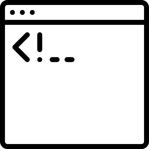 코딩 Basic Miscellany Lineal icon