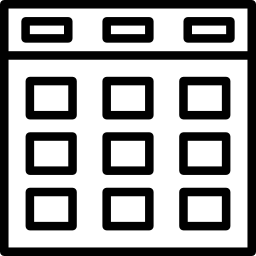 tavolo Basic Miscellany Lineal icona