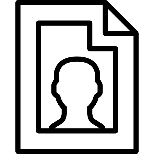 perfil del usuario Basic Miscellany Lineal icono
