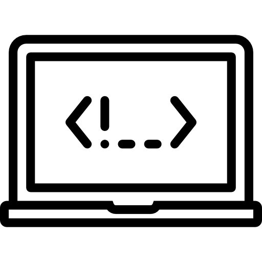 computer portatile Basic Miscellany Lineal icona