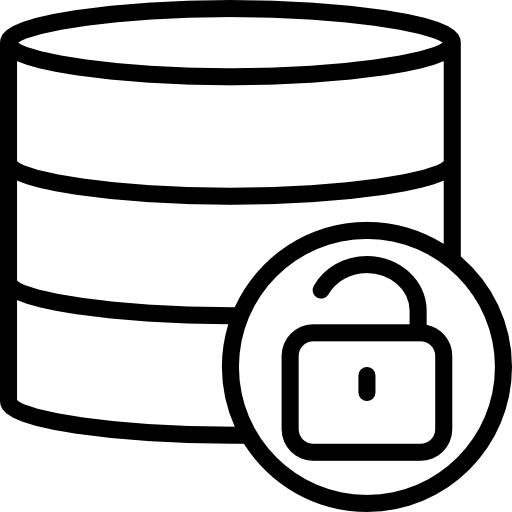 데이터 베이스 Basic Miscellany Lineal icon
