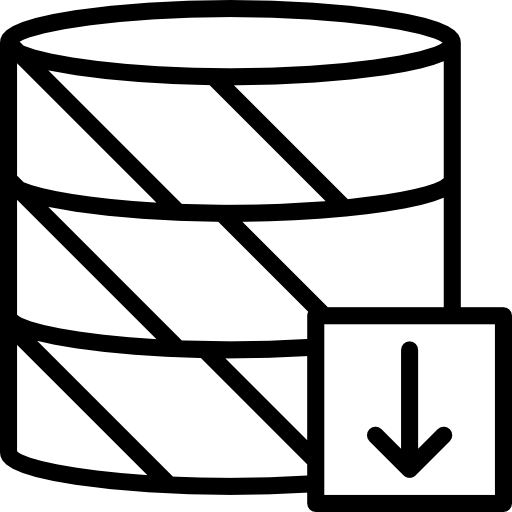 datenbanken Basic Miscellany Lineal icon