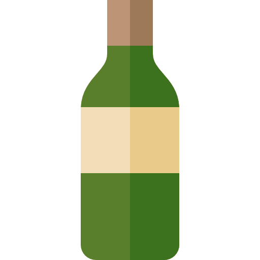 vinho Basic Straight Flat Ícone