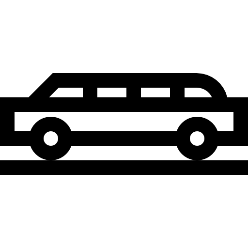 limuzyna Basic Straight Lineal ikona