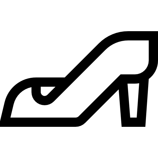 하이힐 Basic Straight Lineal icon