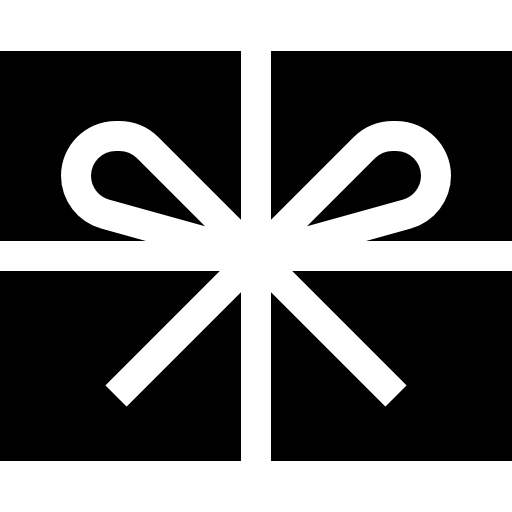 Gift Basic Straight Filled icon