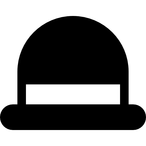 Bowler Basic Straight Filled icon