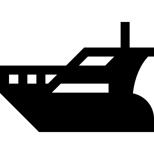 Яхта Basic Straight Filled иконка