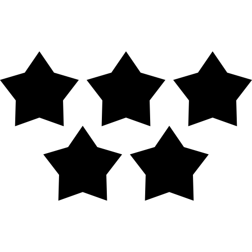 estrellas Basic Straight Filled icono