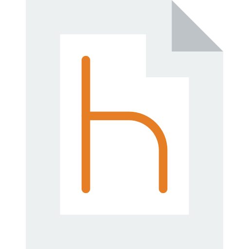 html Basic Miscellany Flat icono