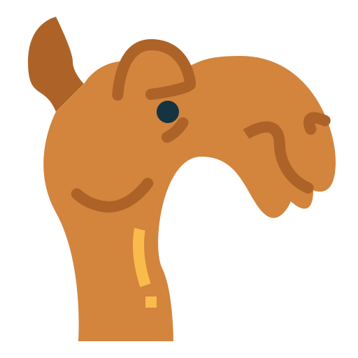 Верблюд Smalllikeart Flat иконка