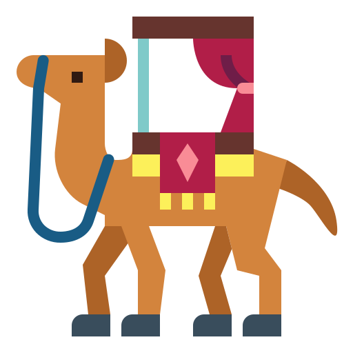 wielbłąd Smalllikeart Flat ikona