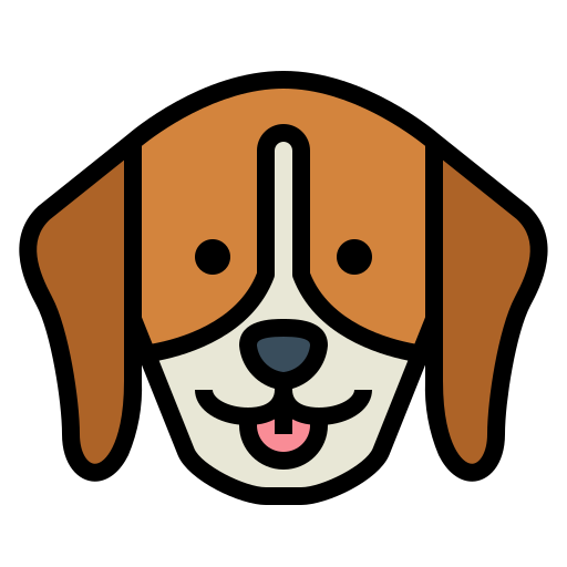 beagle Smalllikeart Lineal Color icon