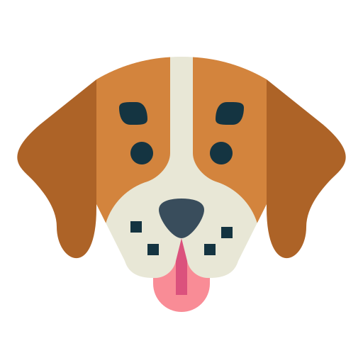 beagle Smalllikeart Flat icono