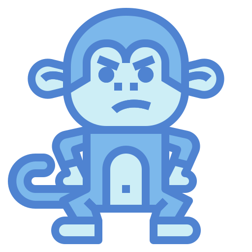 scimmia Generic Blue icona