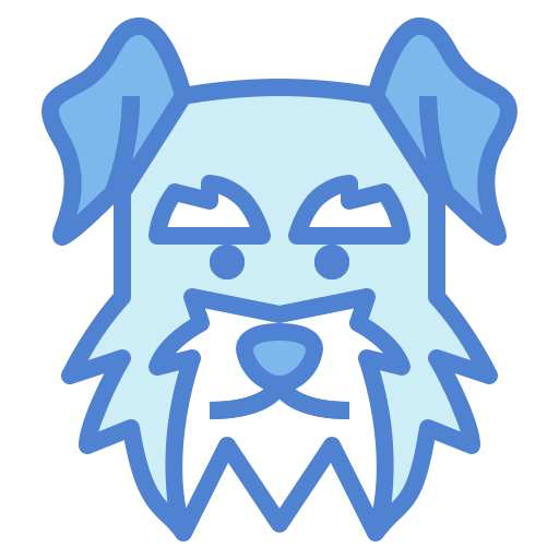 미니어처 슈나우저 Generic Blue icon