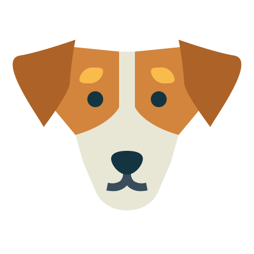 jack russell terrier Smalllikeart Flat ikona