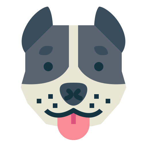 pitbull Smalllikeart Flat icoon