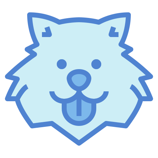 samoyed Generic Blue Ícone