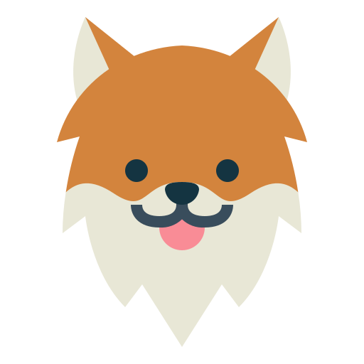Pomeranian Smalllikeart Flat icon