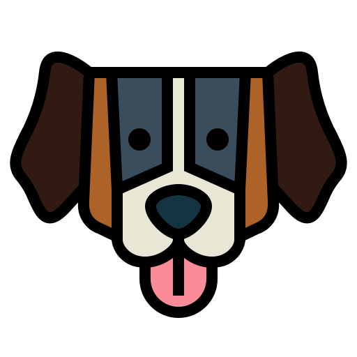 Saint bernard Smalllikeart Lineal Color icon