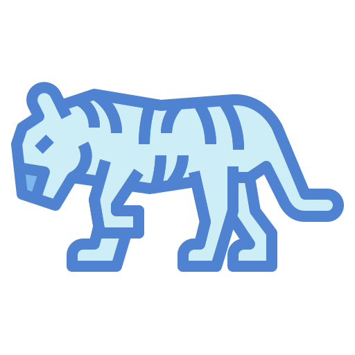 tijger Generic Blue icoon