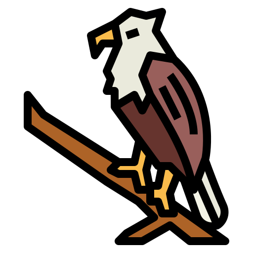 Eagle Smalllikeart Lineal Color icon