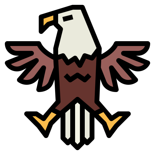 Eagle Smalllikeart Lineal Color icon
