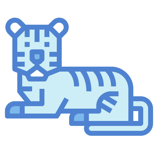 Tiger Generic Blue icon