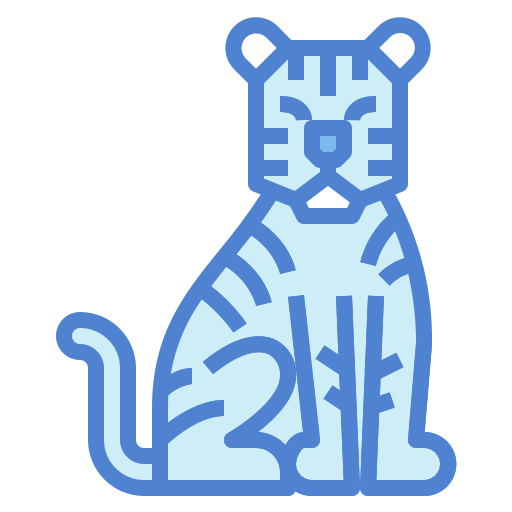 tiger Generic Blue icon