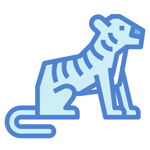 tiger Generic Blue icon