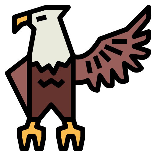 Eagle Smalllikeart Lineal Color icon