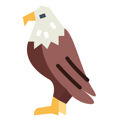 Eagle Smalllikeart Flat icon