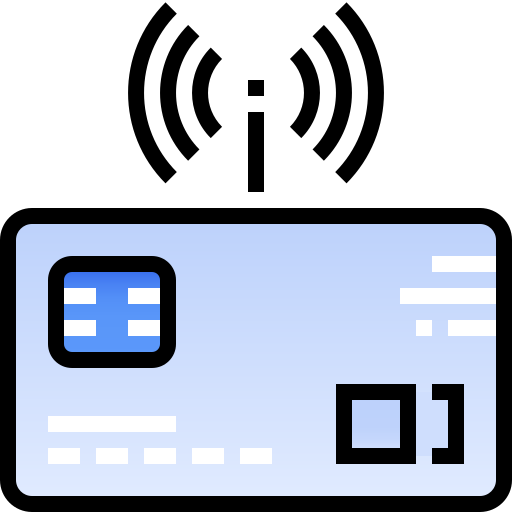 karta kredytowa Pixelmeetup Lineal Color ikona