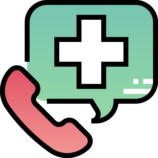 Emergency call Pixelmeetup Lineal Color icon