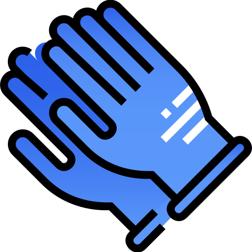 手袋 Pixelmeetup Lineal Color icon