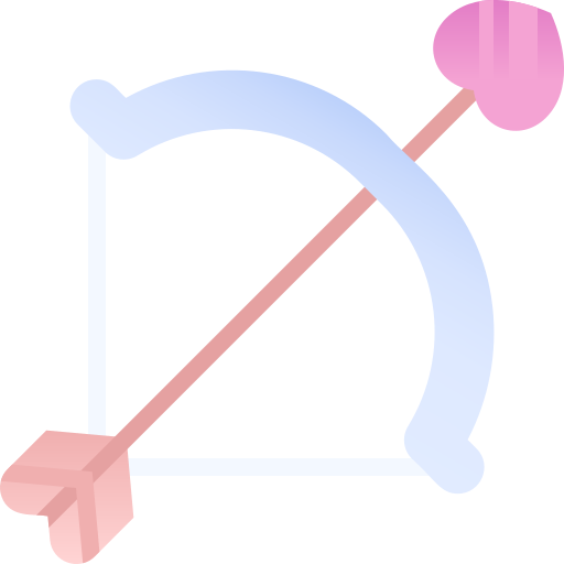 arco y flecha Pixelmeetup Flat icono