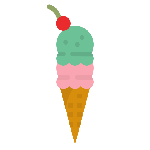 Мороженое photo3idea_studio Flat иконка