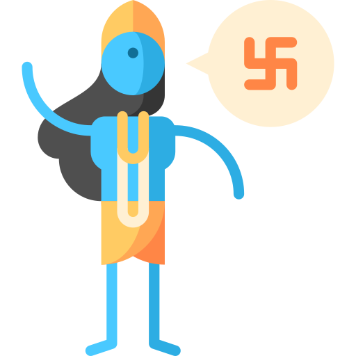 hinduismus Puppet Characters Flat icon