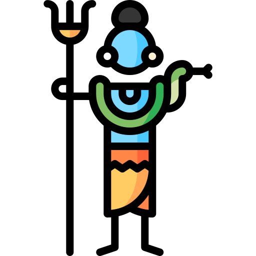 shiva Puppet Characters Lineal Color icon