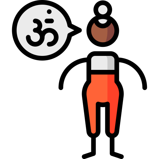 Om Puppet Characters Lineal Color icon
