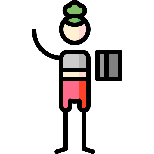 yoga-block Puppet Characters Lineal Color icon