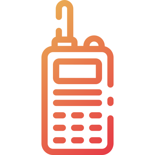 walkie-talkies Good Ware Gradient icoon