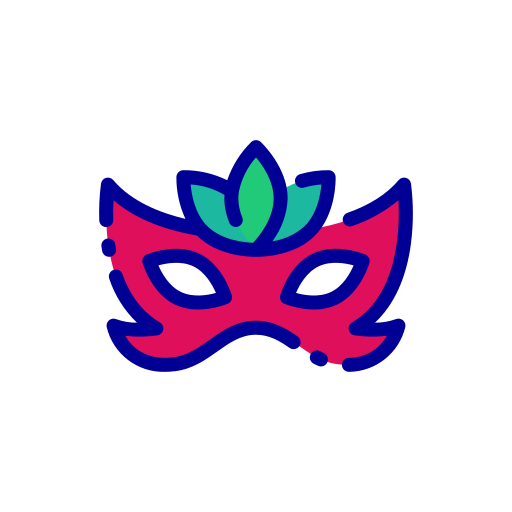 máscara de carnaval Good Ware Lineal Color icono