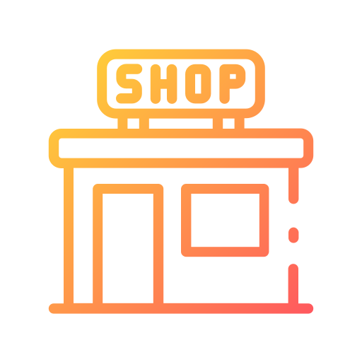 Retail store Good Ware Gradient icon