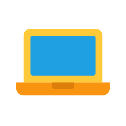 computadora portátil Good Ware Flat icono