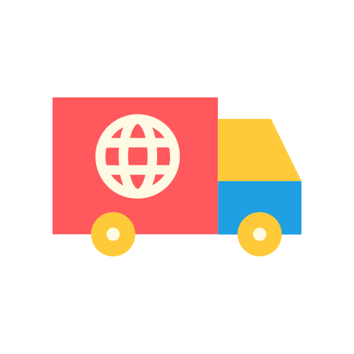 weltweiter versand Good Ware Flat icon