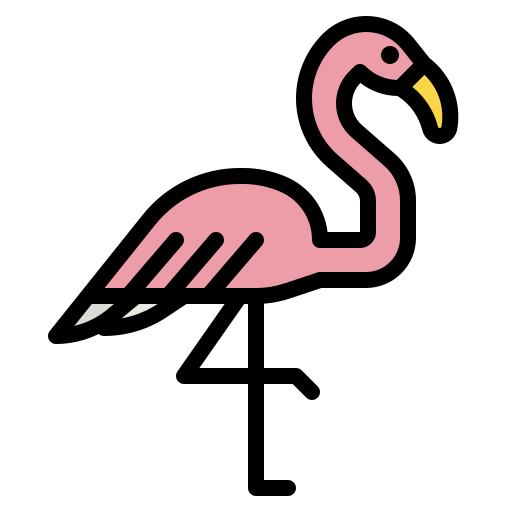 Flamingo photo3idea_studio Lineal Color icon